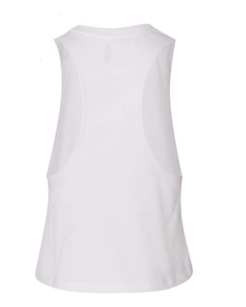 BELLA + CANVAS Women's Racerback Crop Tank-2