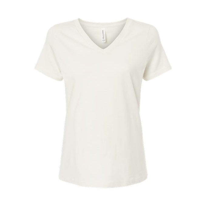 BELLA + CANVAS Women's Relaxed Jersey V-Neck Tee BC6405-1