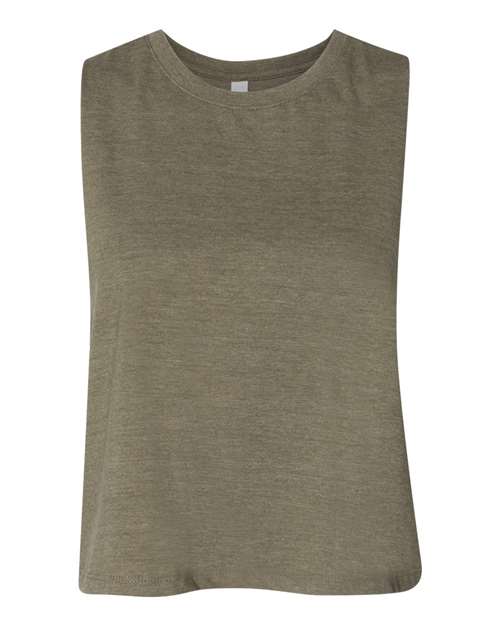 BELLA + CANVAS Women's Racerback Crop Tank-1