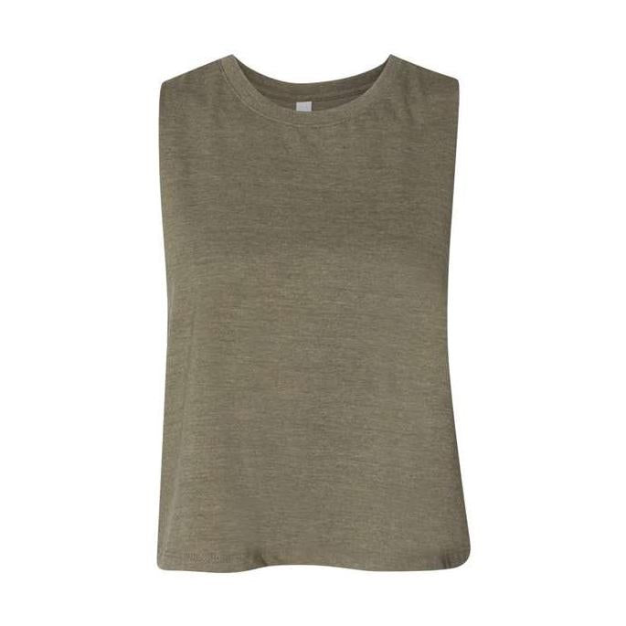 BELLA + CANVAS Women's Racerback Crop Tank-1