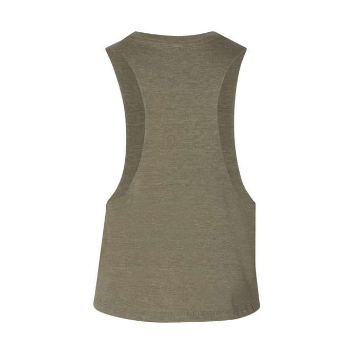 BELLA + CANVAS Women's Racerback Crop Tank-2