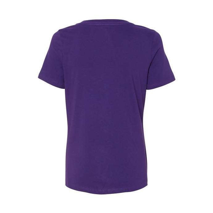 BELLA + CANVAS Women's Relaxed Jersey V-Neck Tee BC6405-3