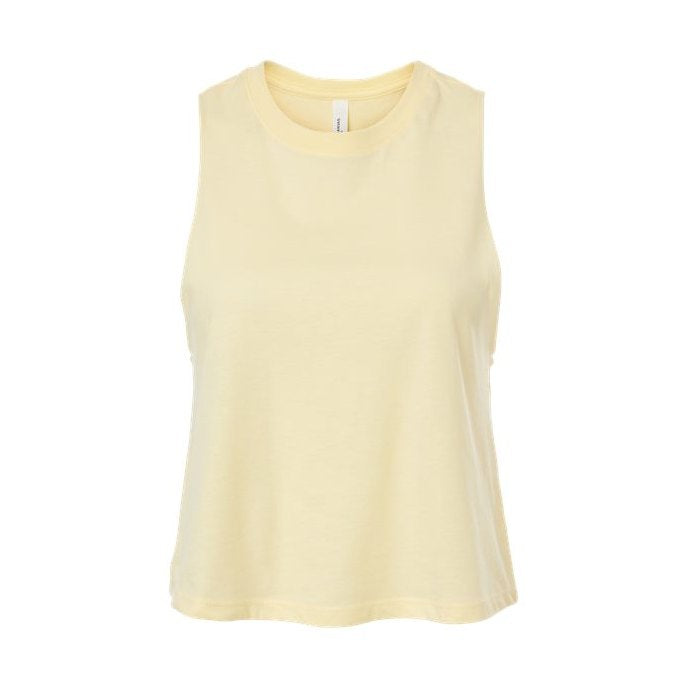 BELLA + CANVAS Women's Racerback Crop Tank-1