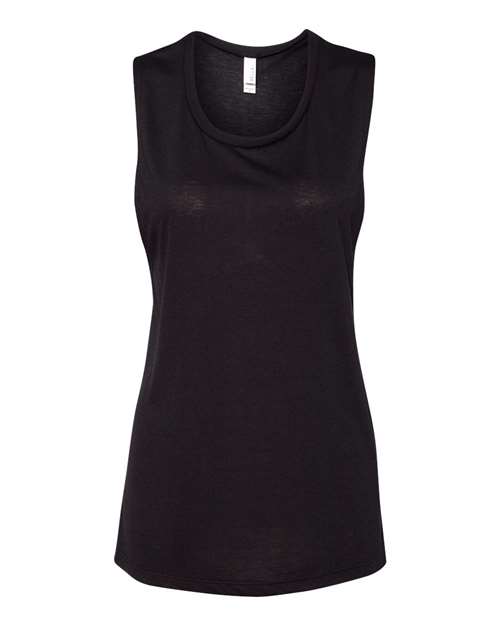 BELLA + CANVAS Women's Flowy Scoop Muscle Tank-1