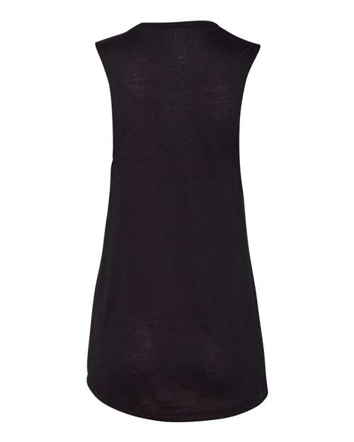 BELLA + CANVAS Women's Flowy Scoop Muscle Tank-3