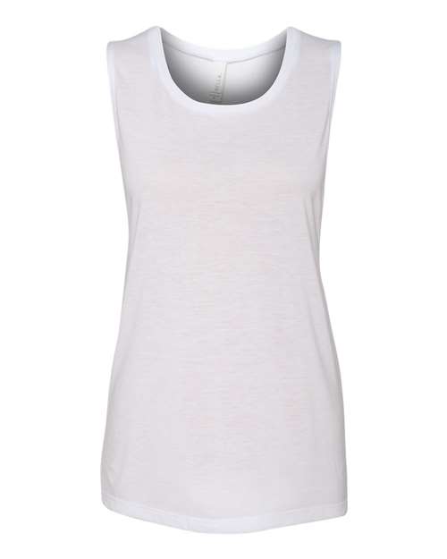 BELLA + CANVAS Women's Flowy Scoop Muscle Tank-1