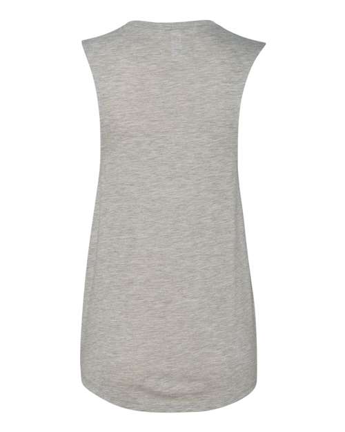 BELLA + CANVAS Women's Flowy Scoop Muscle Tank-3