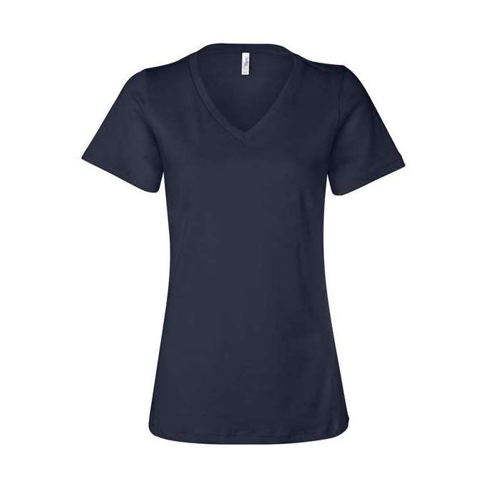 BELLA + CANVAS Women's Relaxed Jersey V-Neck Tee BC6405-1