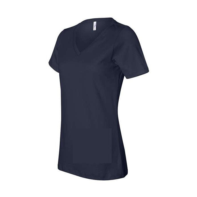 BELLA + CANVAS Women's Relaxed Jersey V-Neck Tee BC6405-2