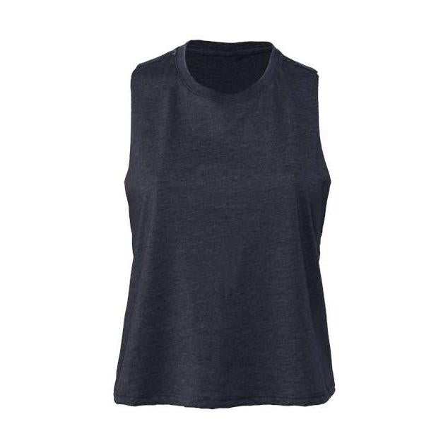 BELLA + CANVAS Women's Racerback Crop Tank-1