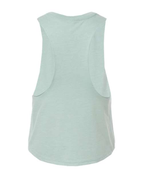 BELLA + CANVAS Women's Racerback Crop Tank-2