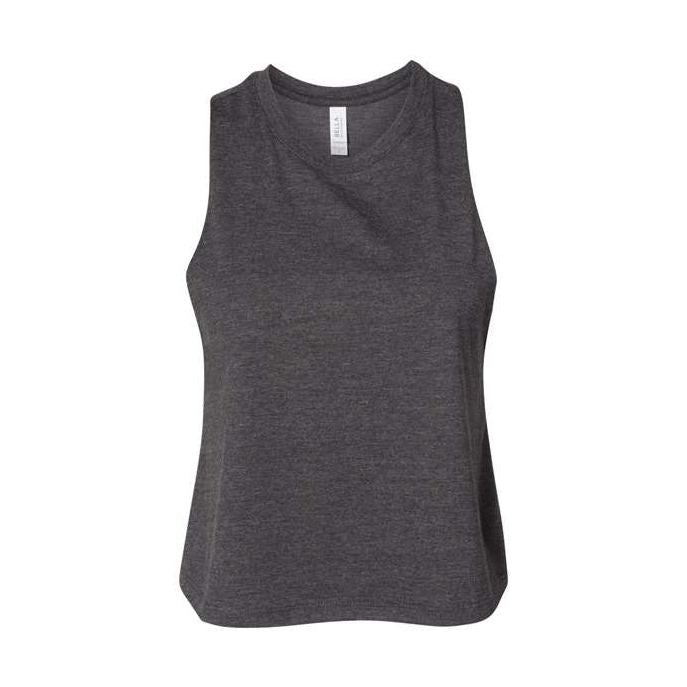 BELLA + CANVAS Women's Racerback Crop Tank-1