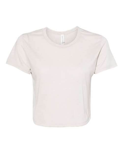 BELLA + CANVAS Women’s Flowy Crop Tee-1