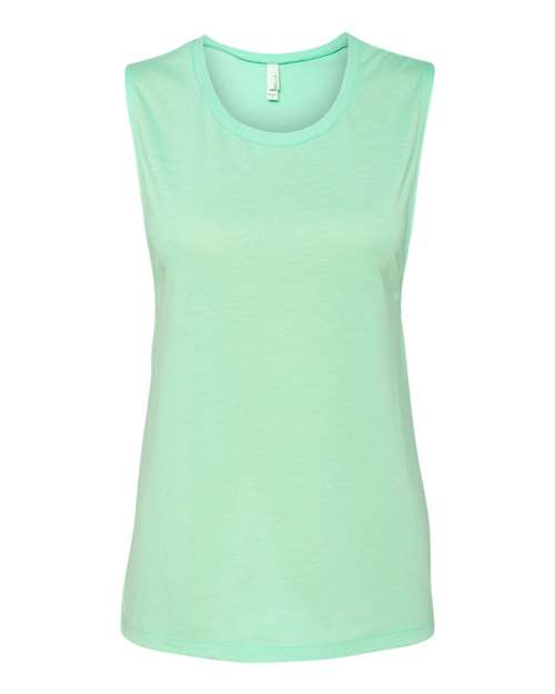 BELLA + CANVAS Women's Flowy Scoop Muscle Tank-1