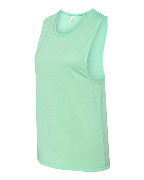 BELLA + CANVAS Women's Flowy Scoop Muscle Tank-2