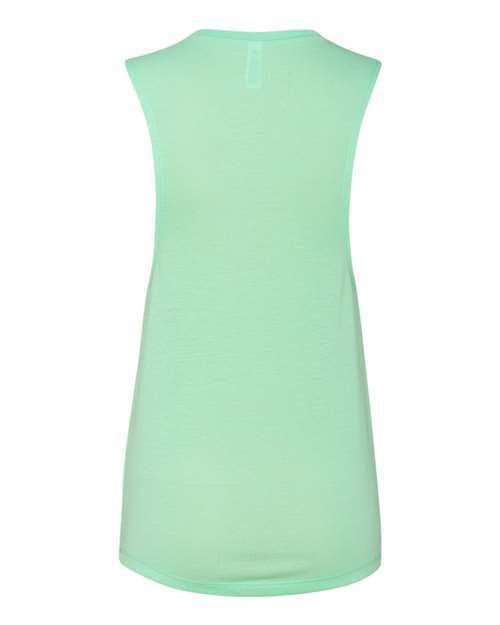BELLA + CANVAS Women's Flowy Scoop Muscle Tank-3