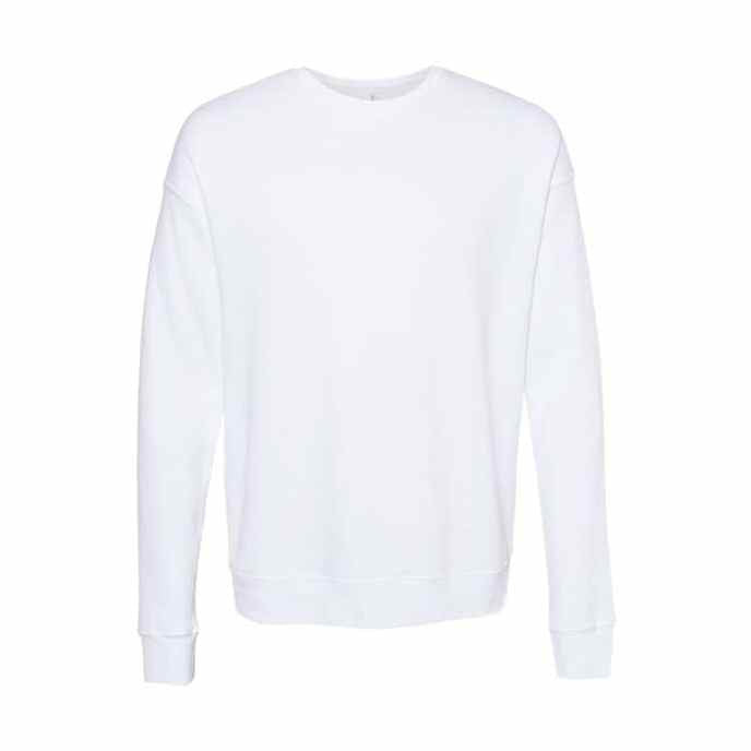 BELLA + CANVAS Men's Sponge Fleece Drop Shoulder Crewneck Sweatshirt-1