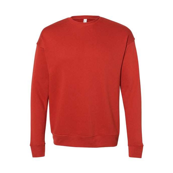 BELLA + CANVAS Men's Sponge Fleece Drop Shoulder Crewneck Sweatshirt-1