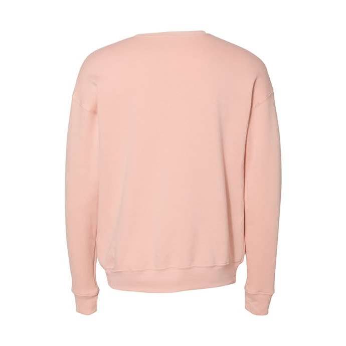 BELLA + CANVAS Men's Sponge Fleece Drop Shoulder Crewneck Sweatshirt-2
