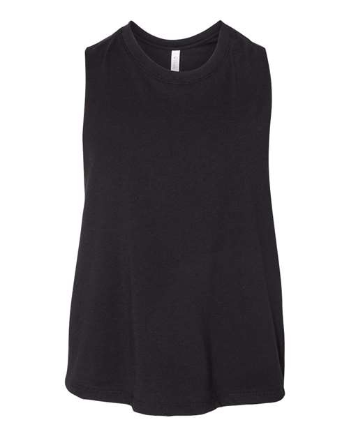 BELLA + CANVAS Women's Racerback Crop Tank-1