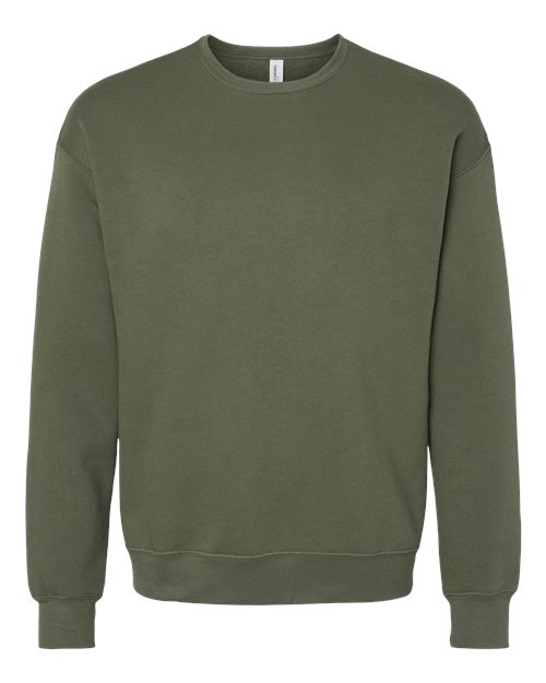 BELLA + CANVAS Men's Sponge Fleece Drop Shoulder Crewneck Sweatshirt-1