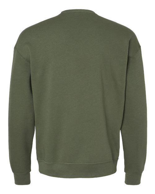 BELLA + CANVAS Men's Sponge Fleece Drop Shoulder Crewneck Sweatshirt-2