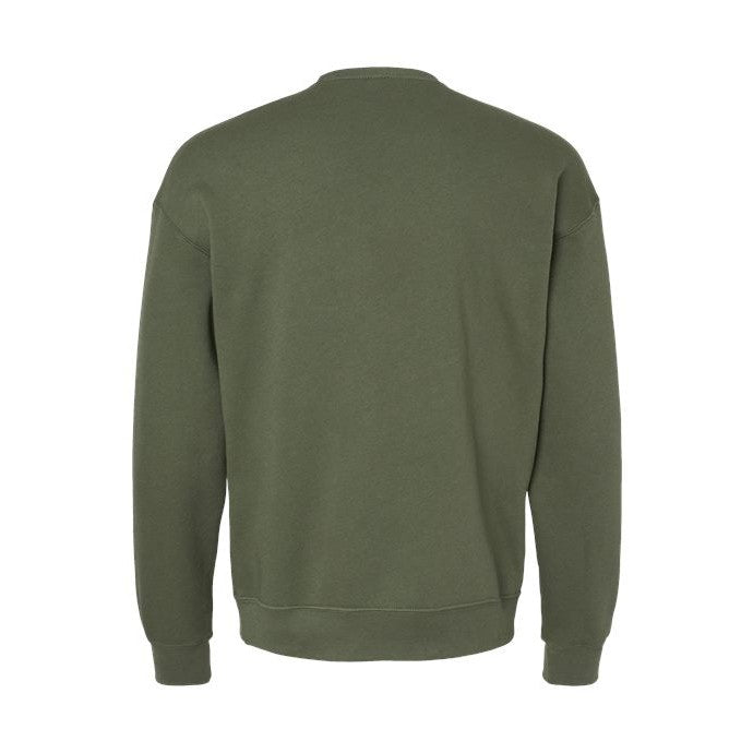 BELLA + CANVAS Men's Sponge Fleece Drop Shoulder Crewneck Sweatshirt-2