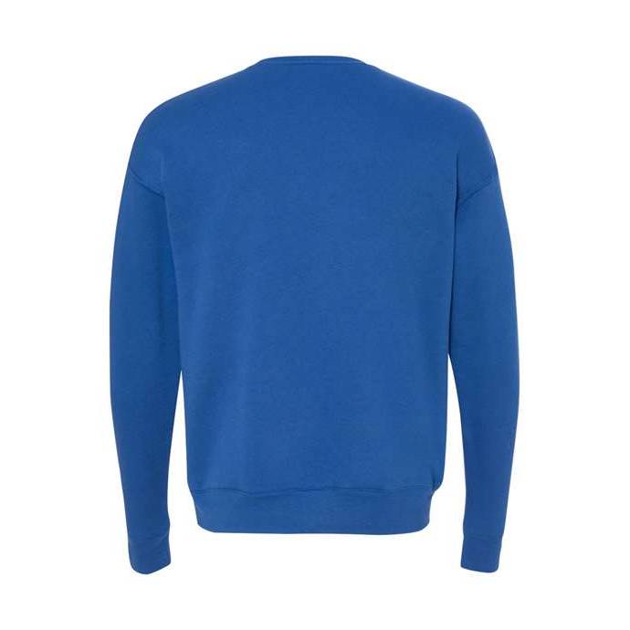 BELLA + CANVAS Men's Sponge Fleece Drop Shoulder Crewneck Sweatshirt-3