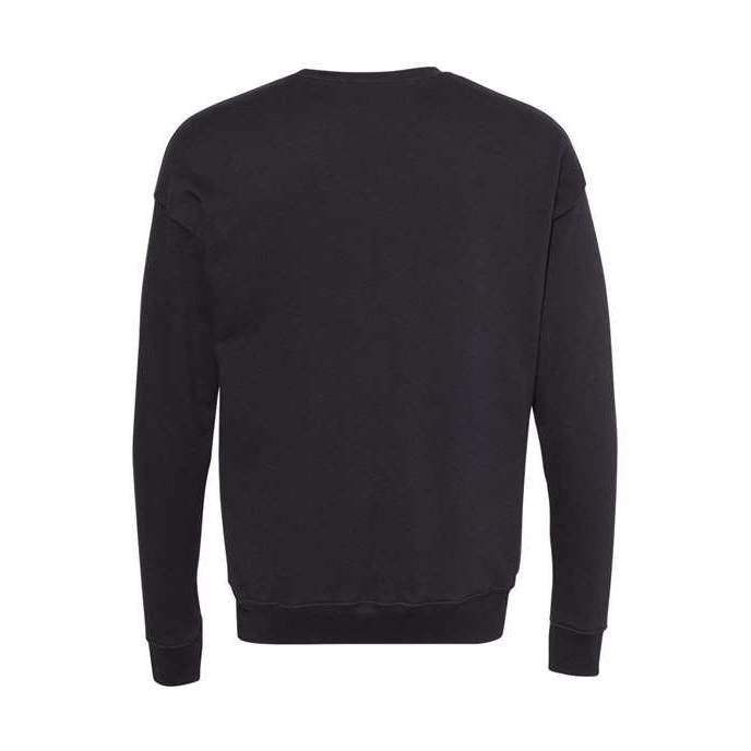 BELLA + CANVAS Men's Sponge Fleece Drop Shoulder Crewneck Sweatshirt-2