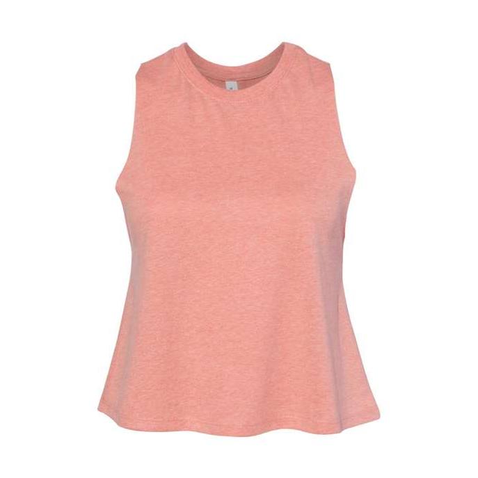BELLA + CANVAS Women's Racerback Crop Tank-1