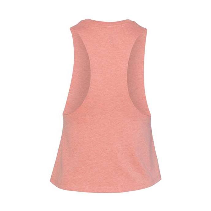 BELLA + CANVAS Women's Racerback Crop Tank-2