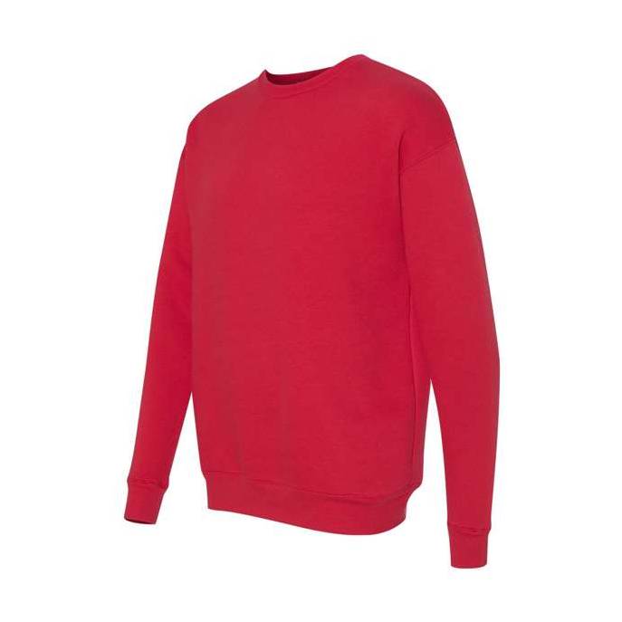 BELLA + CANVAS Men's Sponge Fleece Drop Shoulder Crewneck Sweatshirt-2