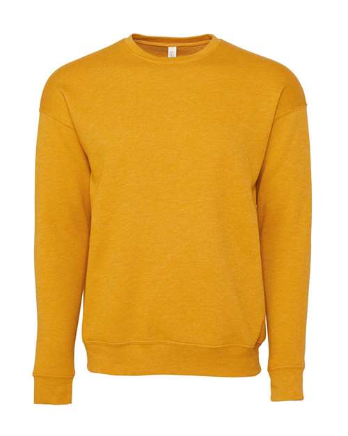 BELLA + CANVAS Men's Sponge Fleece Drop Shoulder Crewneck Sweatshirt-1
