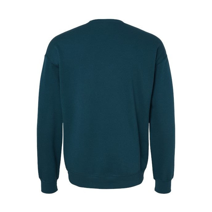 BELLA + CANVAS Men's Sponge Fleece Drop Shoulder Crewneck Sweatshirt-2