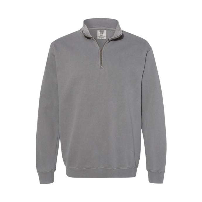 Comfort Colors Men's Garment-Dyed Quarter-Zip Sweatshirt-1
