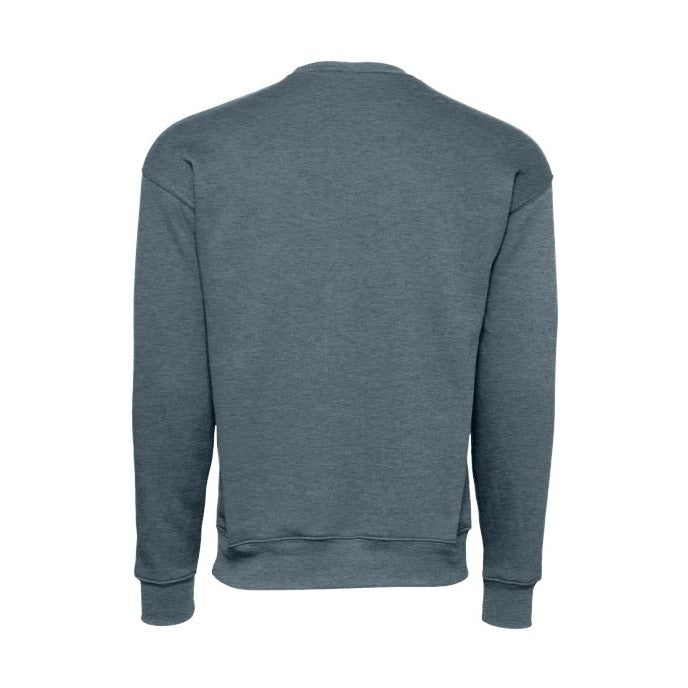 BELLA + CANVAS Men's Sponge Fleece Drop Shoulder Crewneck Sweatshirt-2