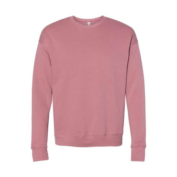 BELLA + CANVAS Men's Sponge Fleece Drop Shoulder Crewneck Sweatshirt-1