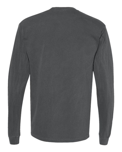 Comfort Colors Men's Garment-Dyed Heavyweight Long Sleeve Pocket T-Shirt-2