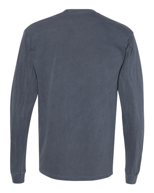 Comfort Colors Men's Garment-Dyed Heavyweight Long Sleeve Pocket T-Shirt-2