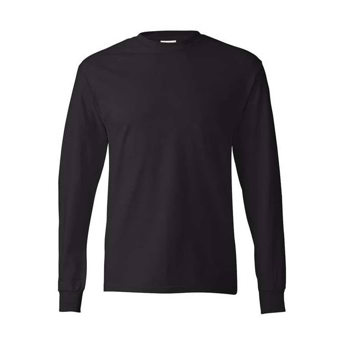 Hanes Men's Authentic 100% Cotton Long Sleeve T-Shirt 5586-1