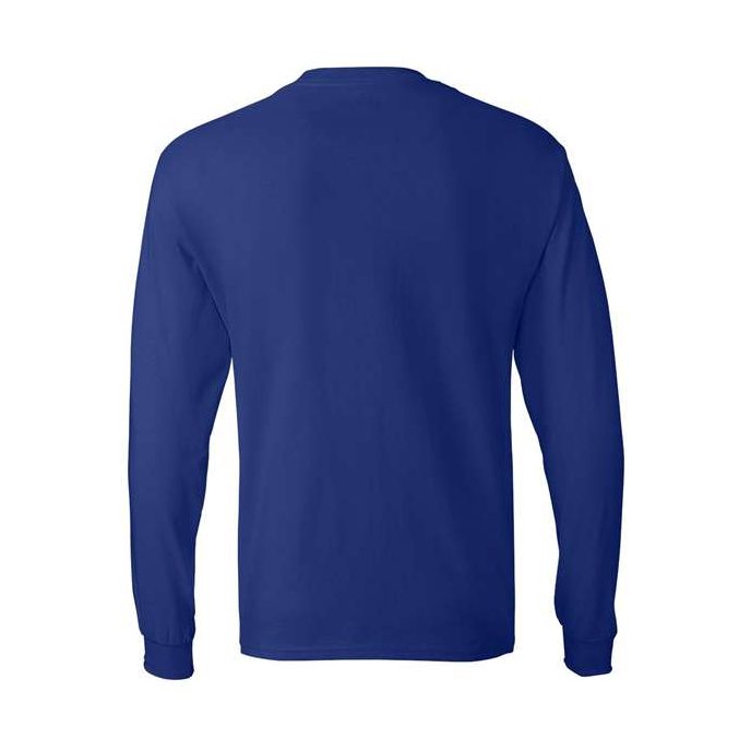 Hanes Men's Authentic 100% Cotton Long Sleeve T-Shirt 5586-3