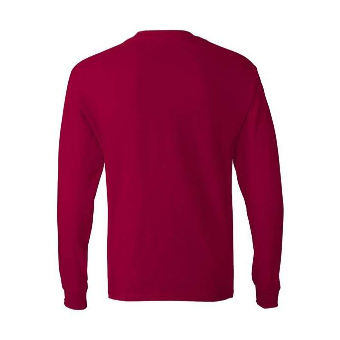 Hanes Men's Authentic 100% Cotton Long Sleeve T-Shirt 5586-3