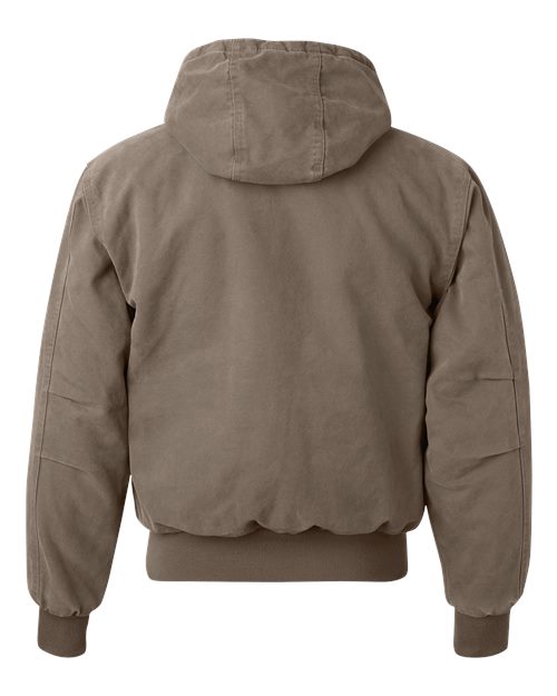 DRI DUCK Men's Cheyenne Boulder Cloth Hooded Jacket with Tricot Quilt Lining-2