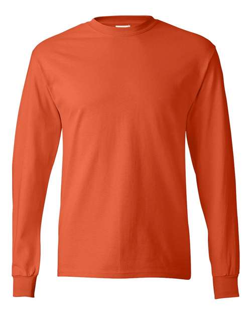 Hanes Men's Authentic 100% Cotton Long Sleeve T-Shirt 5586-1