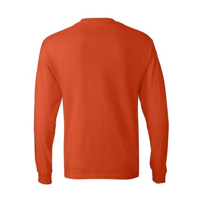 Hanes Men's Authentic 100% Cotton Long Sleeve T-Shirt 5586-3