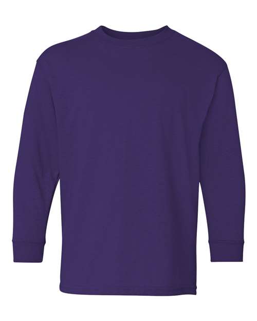 Gildan Youth Heavy Cotton Long Sleeve T-Shirt-1