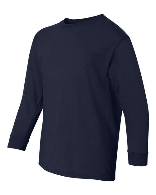 Gildan Youth Heavy Cotton Long Sleeve T-Shirt-2