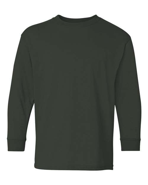 Gildan Youth Heavy Cotton Long Sleeve T-Shirt-1