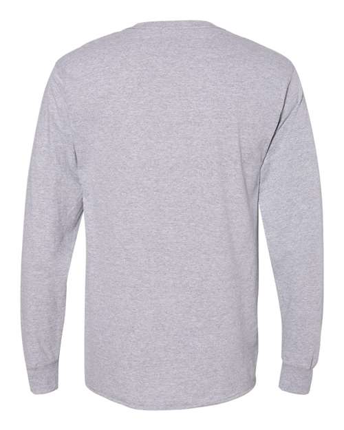 Men's Workwear Long Sleeve Pocket T-Shirt-2