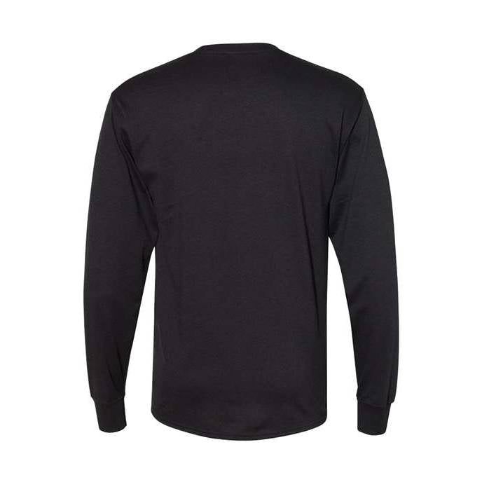 Men's Workwear Long Sleeve Pocket T-Shirt-2